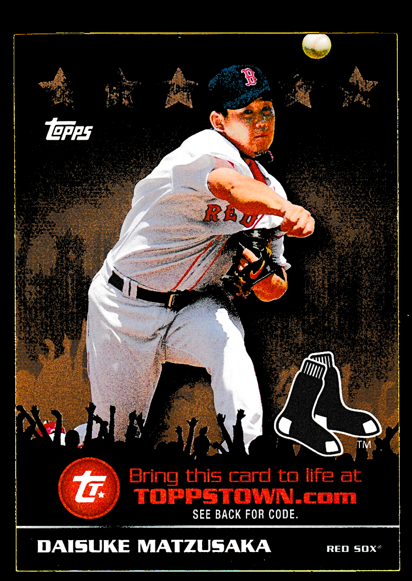 2009 Topps Town TTT49 Daisuke MatSuzaka - Boston Red Sox