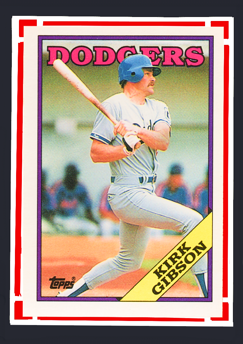 1988 Topps Traded #40T Kirk Gibson - Los Angeles Dodgers