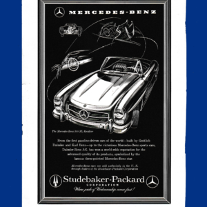 1957 Studebaker-MBZ 300 SL Roadster - Where Pride of Workmanship Comes First