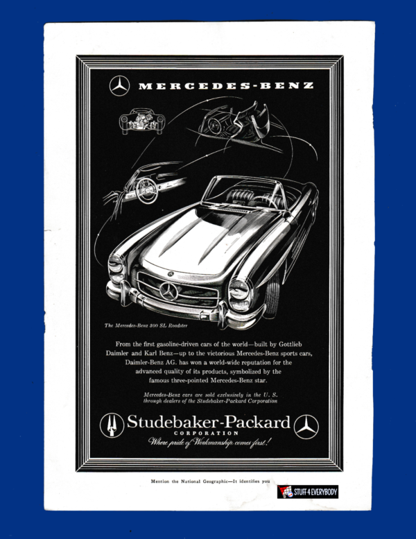1957 Studebaker-MBZ 300 SL Roadster - Where Pride of Workmanship Comes First