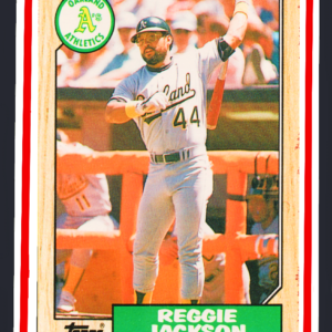 1987 Topps Traded #52T Reggie Jackson - Oakland A's