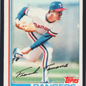 Vintage 1982 Topps Traded #117T - Frank Tanana Texas Rangers Pitcher