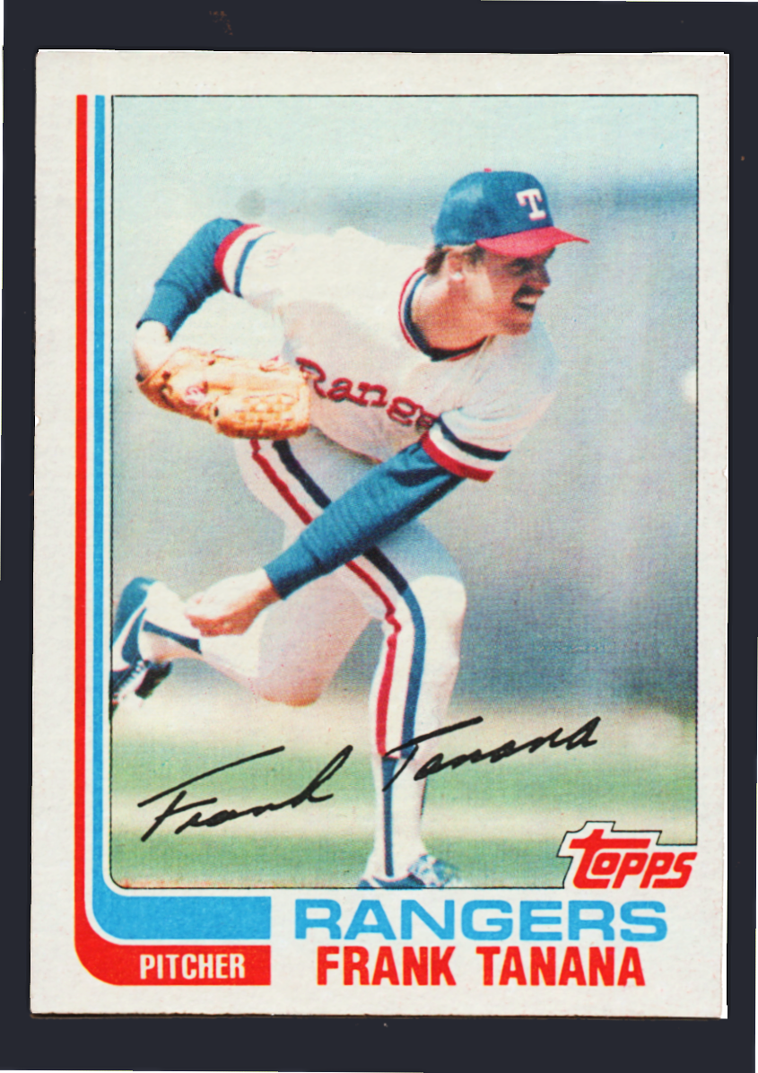 Vintage 1982 Topps Traded #117T - Frank Tanana Texas Rangers Pitcher