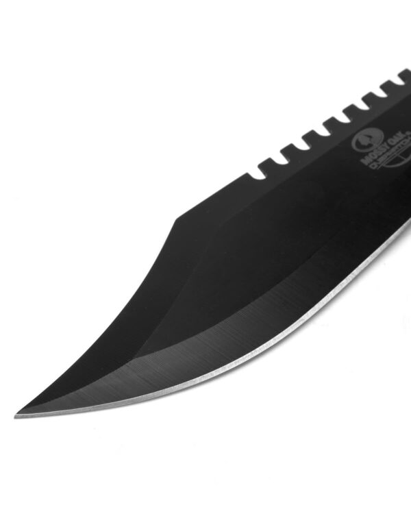Mossy Oak Survival Hunting Knife with Sheath 15-inch Fixed Blade Tactical Bow... - Image 5