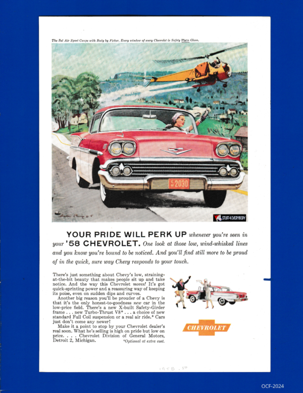 Your Pride Will Perk Up in a ’58 Chevrolet