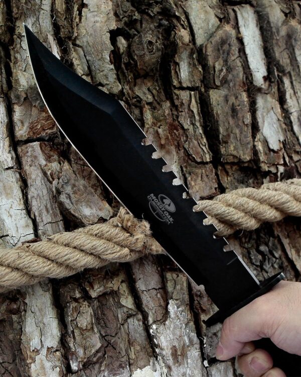 Mossy Oak Survival Hunting Knife with Sheath 15-inch Fixed Blade Tactical Bow... - Image 6
