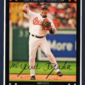 2007 Topps #439 - Miguel Tejada - Set MLB Record Seven-20HR/90RBI Seasons for SS