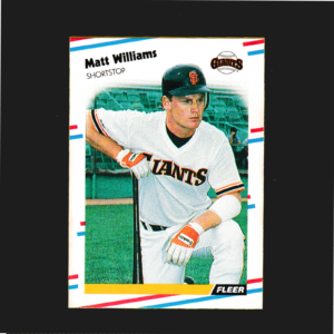 1988 Fleer 101 Matt Williams - San Francisco Giants