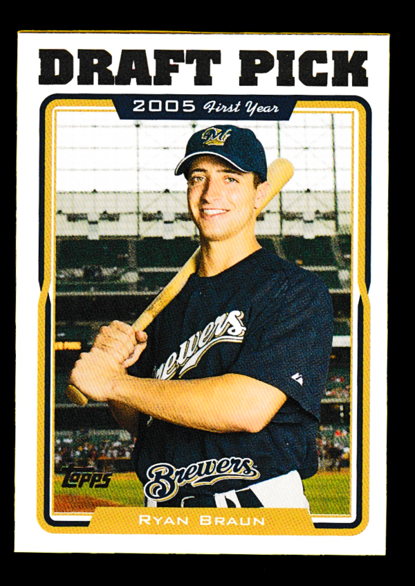 2009 Topps UH313 - Ryan Braun Draft Pick - Milwaukee Brewers