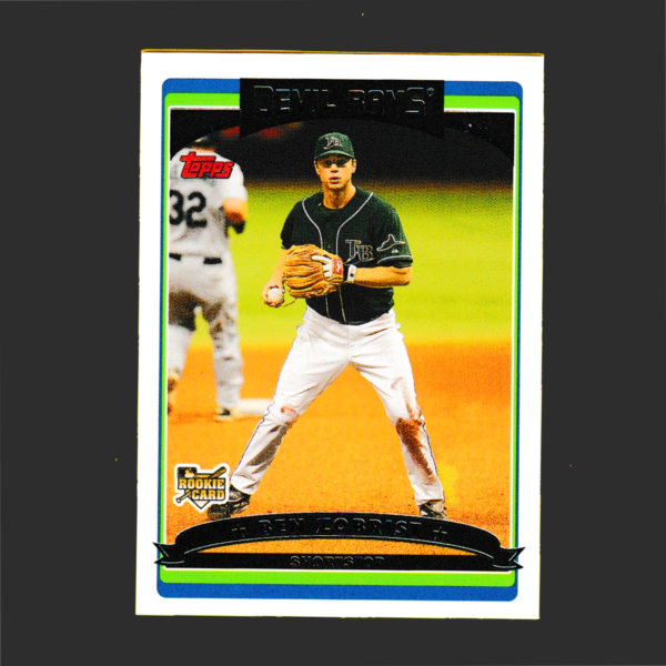 2006 Topps UH133 Ben Zobrist Rookie Card (RC) - Tampa Bay Rays