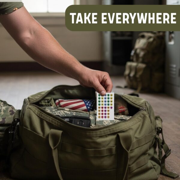 Scope Dope Sticker Sheets – Fits Most Scopes, Fast Precision Rifle Adjustments - Image 4