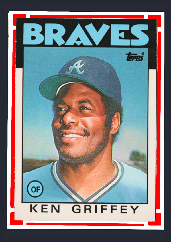 Vintage 1988 Topps Traded #41T - Ken Griffey Sr. - Atlanta Braves