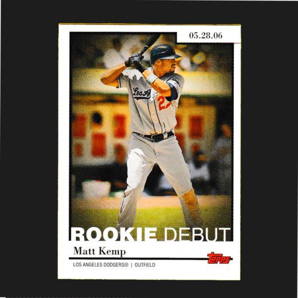 2006 Topps RD-30 Matt Kemp - Rookie Debut 5-28-06 - Los Angeles Dodgers