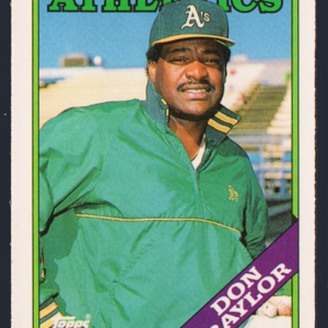 Vintage 1986 Topps Traded #11T - Don Baylor - Oakland Athletics Veteran DH