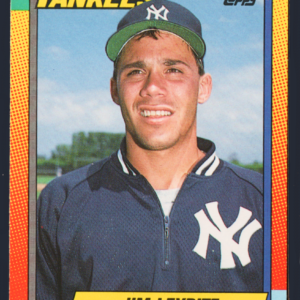 Vintage 1990 Topps Traded #61T - Jim Leyritz Rookie Card (RC) - New York Yankees