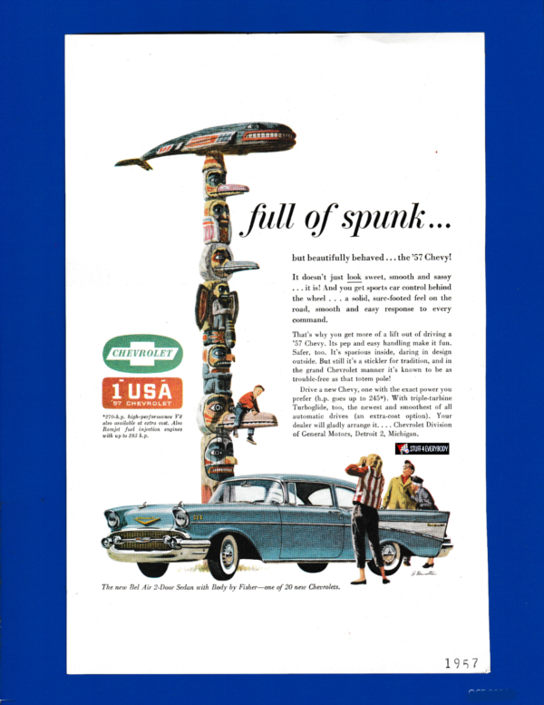 '57 Chevy Full of Spunk… But Beautifully Behaved