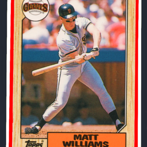 Vintage 1989 Topps Traded #129T - Matt Williams Rookie Card (RC) - S.F. Giants