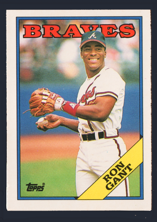 Vintage 1986 Topps Traded #39T - Ron Gant Rookie Card (RC) - Atlanta Braves 2B