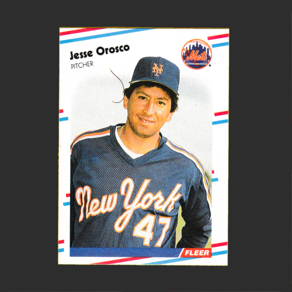Vintage 1988 Fleer 148 Jesse Orosco - New York Mets