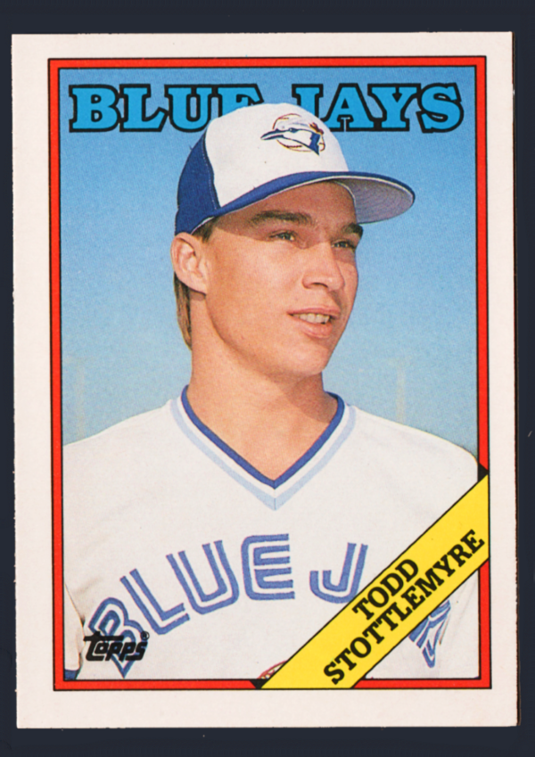 Vintage 1986 Topps Traded #116T - Todd Stottlemyre Rookie Card (RC) - Blue Jays