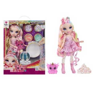Rainbow High Rainbow Shimmers with Slime Kit – Bella, Pink 11” Fashion Doll