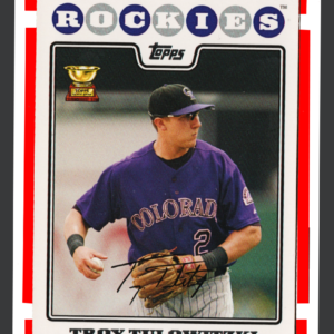2008 Topps #385 - Troy Tulowitzki Rookie (RC) - Top Rookie Cup Release - Rockies