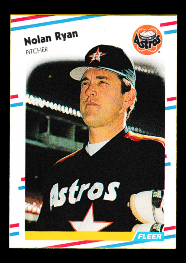 1988 Fleer 455 Nolan Ryan - Houston Astros