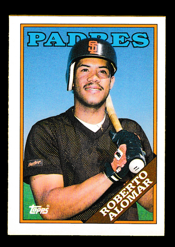 1988 Topps Traded 4T Roberto Alomar - Rookie Card (RC) - San Diego Padres