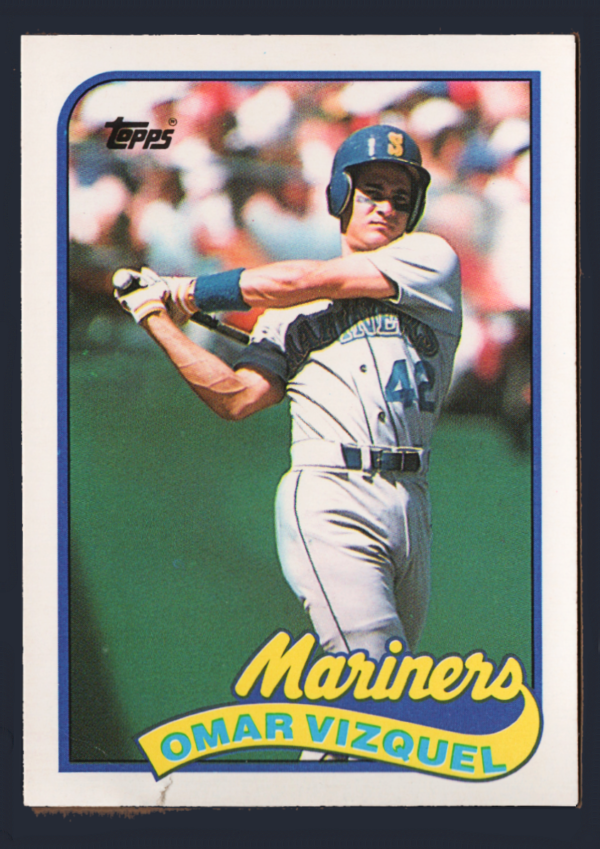 Vintage 1989 Topps Traded #122T - Omar Vizquel RC - HOF Caliber Career Mariners