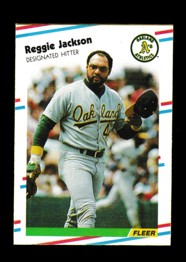 1988 Fleer #283 Reggie Jackson - Oakland Athletics