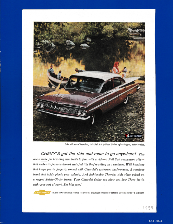 Chevy’s '59 Bel Air 4-Door Sedan Has the Ride and Room to Go Anywhere!