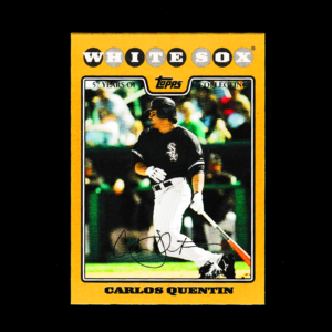 2008 Topps #384 Carlos Quetin - Gold Parallel (#1252/2008) - Chicago White Sox