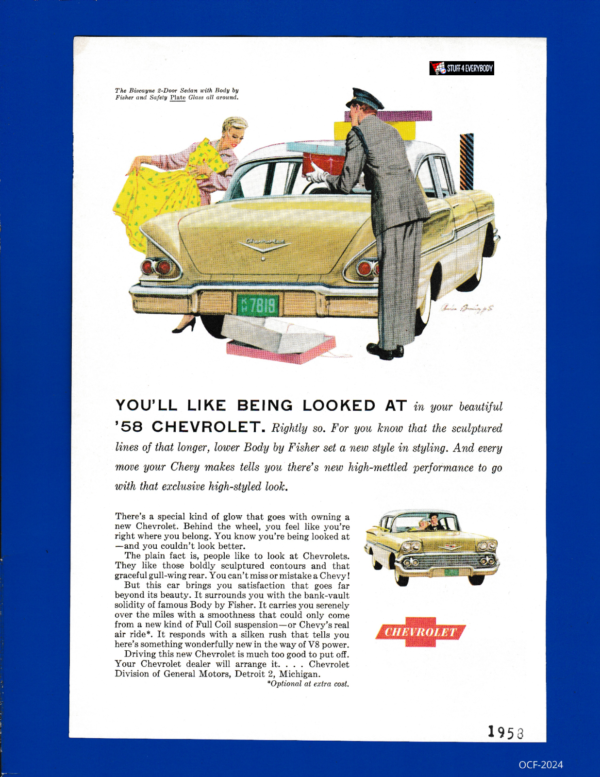 '58 Biscayne 2-Door Sedan.. You’ll Like Being Looked At!