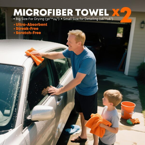 Budget-Friendly Car Detailing Kit– Affordable All-in-One Detailing Set - Image 4