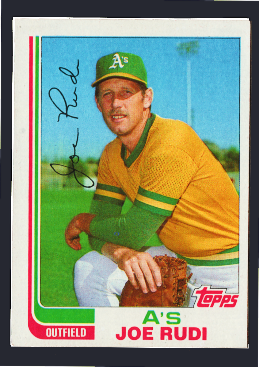 Vintage 1982 Topps Traded #102T - Joe Rudi - Oakland A's Veteran Outfielder