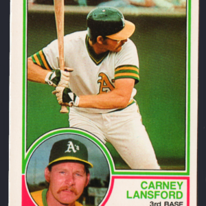 Vintage 1983 Topps Traded #60T - Carney Lansford - Oakland A's, 3rd Base