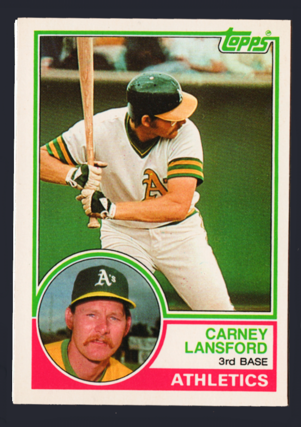 Vintage 1983 Topps Traded #60T - Carney Lansford - Oakland A's, 3rd Base