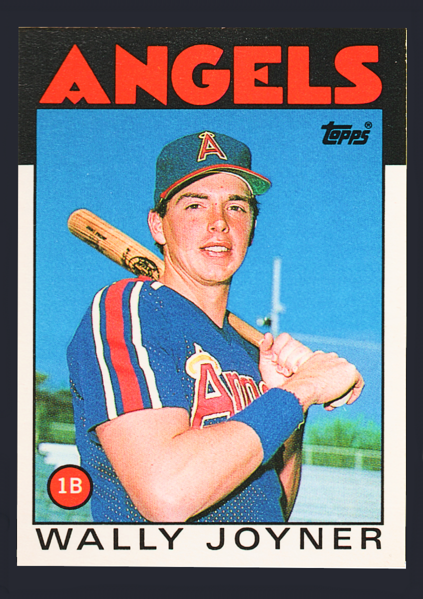 Vintage 1986 Topps Traded #51T- Wally Joyner Rookie Card (RC)- California Angels