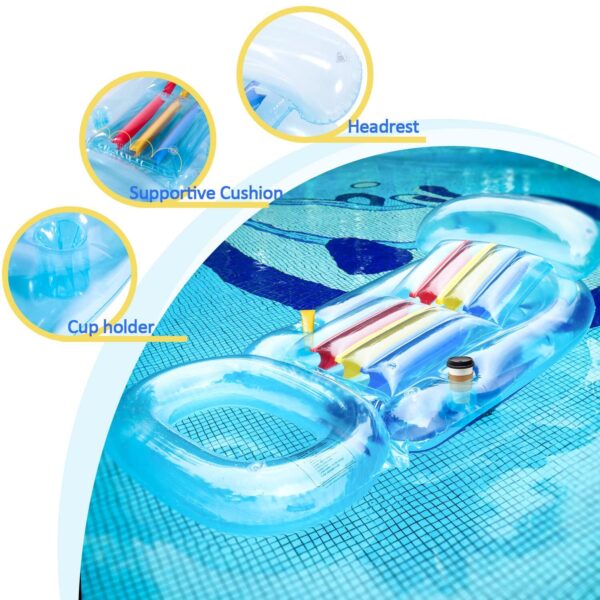 2-Pack Adult Pool Floats – Relax Bigger, Float Smarter - Image 5