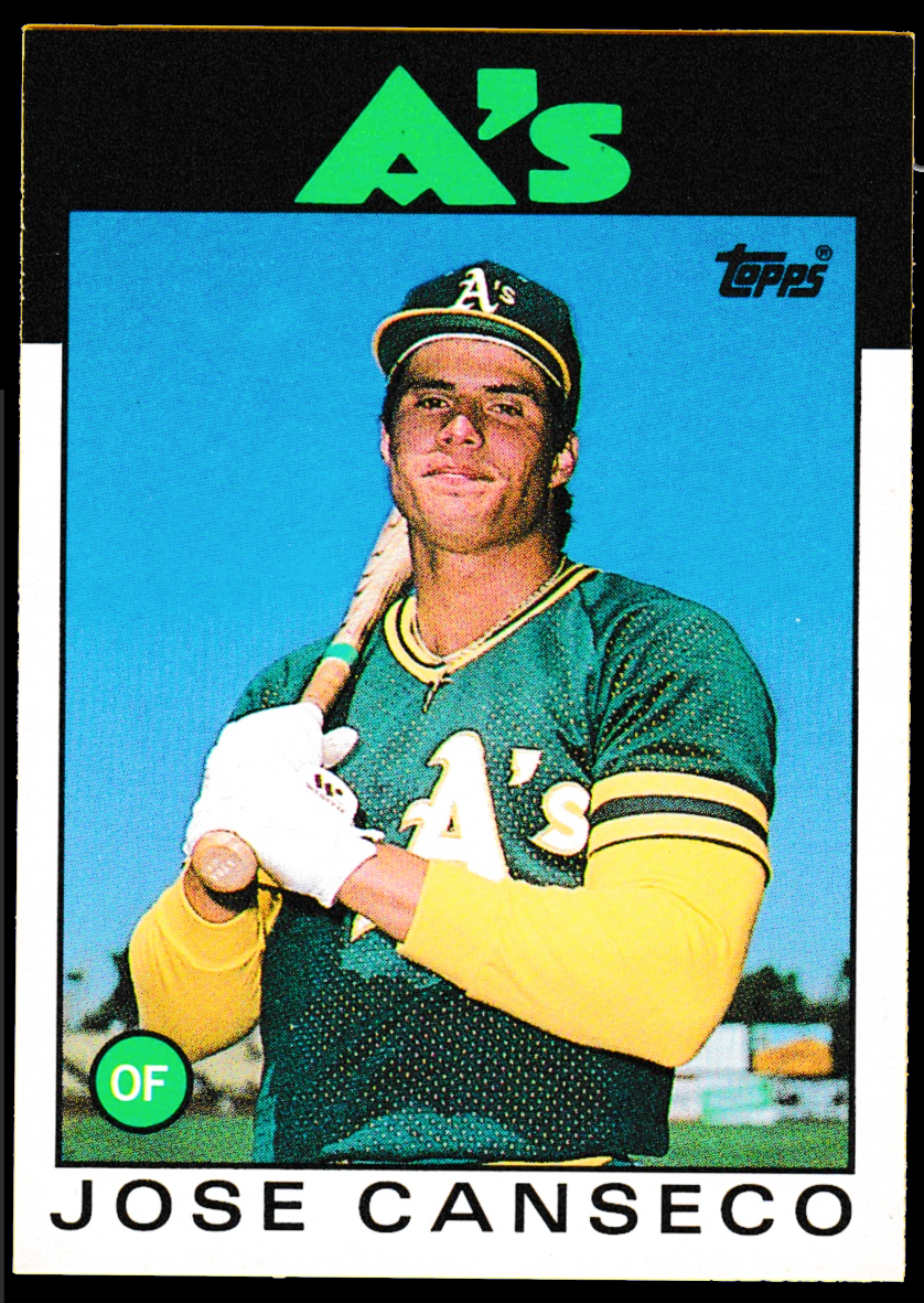 1986 Topps Traded - Jose Canseco 20T Rookie Card - PSA 8 NM-MT Athletics - Image 2