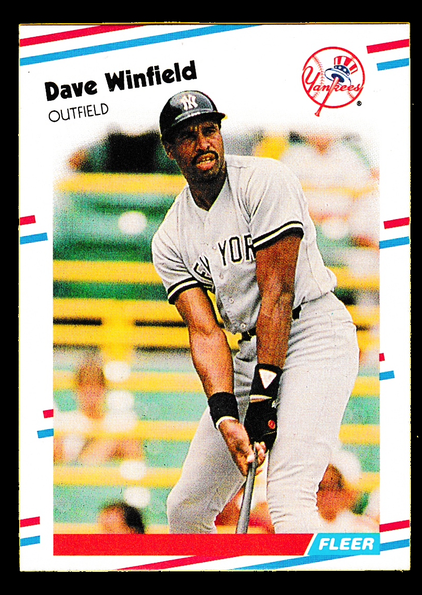 1988 Fleer #226 Dave Winfield - New York Yankees