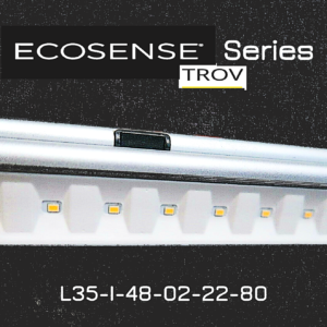 EcoSense Trov L35 Flip to Flat 47" Beam Light - Energy Efficient, Indoor Use