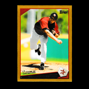 2009 Topps UH139 Brian Moeller - Gold Parallel (#1703/2009) - Houston Astros