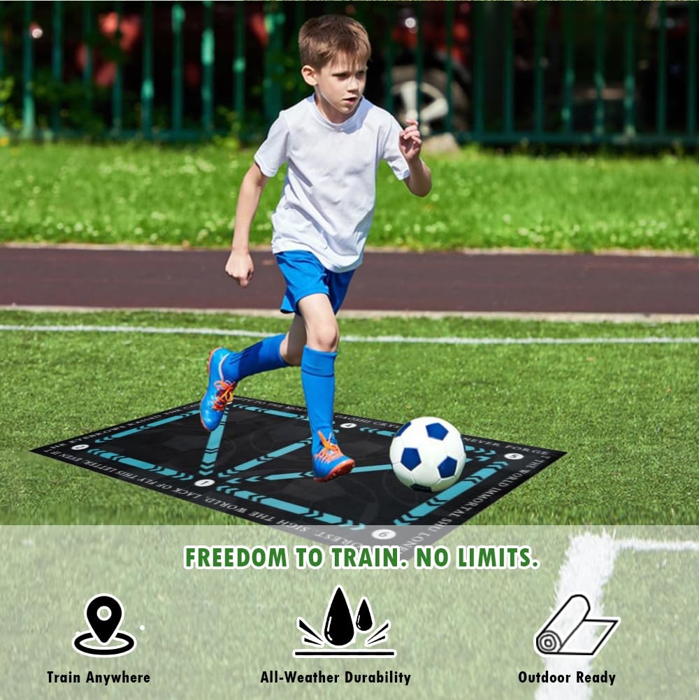 Affordable Soccer Training Mat 47"x32" | Improve Footwork & Ball Control - Image 5
