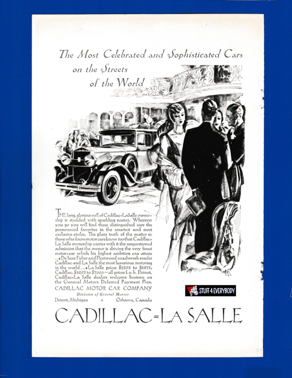 Cadillac-LaSalle - Luxury That Opens Doors Everywhere