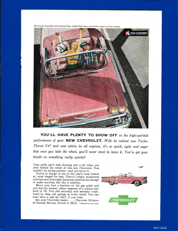 '58 Chevy Impala Convertible.. You’ll Have Plenty to Show Off