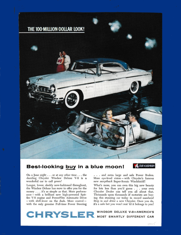1955 Chrysler Windsor Deluxe V8 - Best-Looking Buy in a Blue Moon