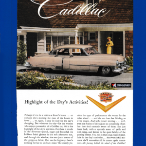 '52 Cadillac-Series 62 Sedan... A Symbol of Convenience & Ease