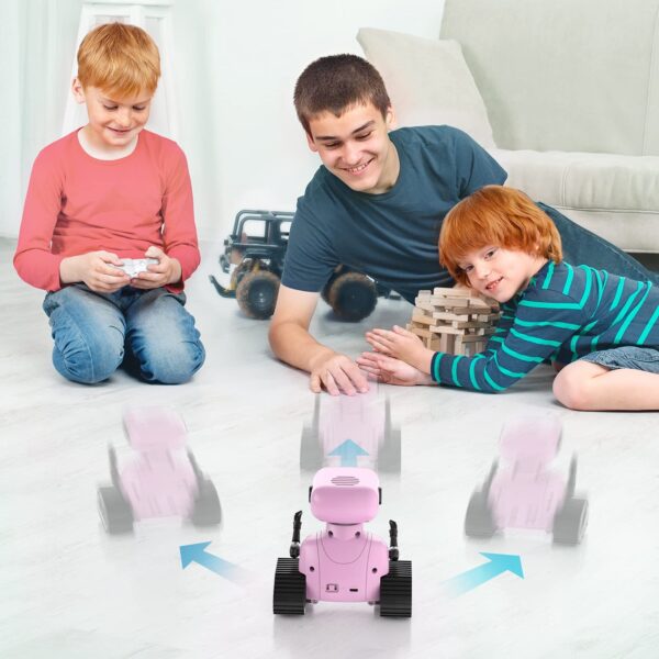 ALLCELE Girls Robot Toy Rechargeable RC Robot for Kids Remote Control Toy wit... - Image 7