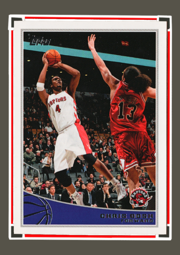 2009 Topps NBA - #282 Chris Bosh - Toronto Raptors Forward Collectible